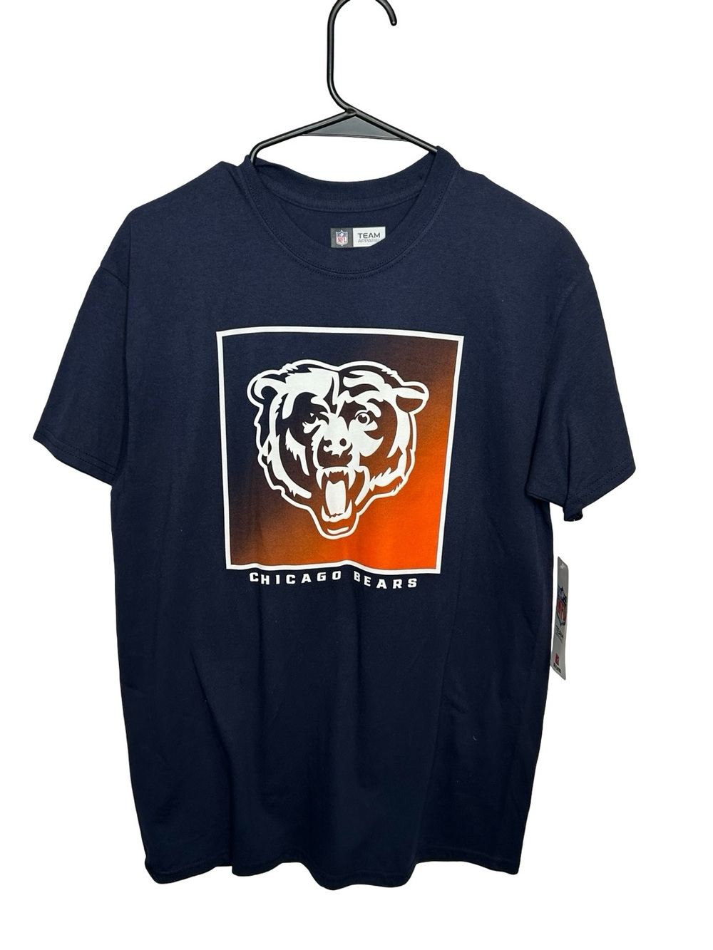 NFL Chicago Bears Navy Short Sleeve Gradient Logo Tee